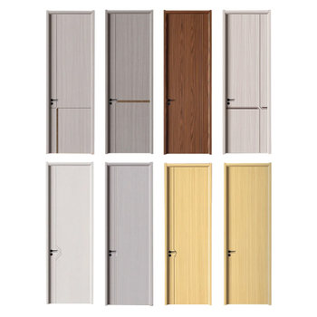 Interior door ecological rental composite painted solid wood