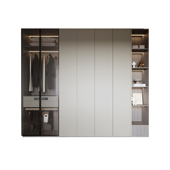 Holike whole house customized wardrobe with doors and cabinets