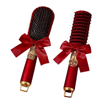 Air cushion comb high-end wedding comb gift box wedding makeup mirror Chinese style red wedding mirror wedding supplies