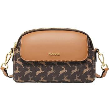 Aokang crossbody bag, versatile small square bag, fashionable small bag