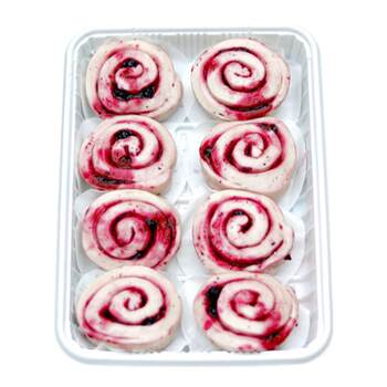 Baby laima blueberry roll without sweetener