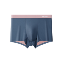 Antarctic Mens Underwear Boys Boxer Shorts Boxer Bottoms Seamless Double-sided Ice Silk Antibacterial Crotch Mens Style