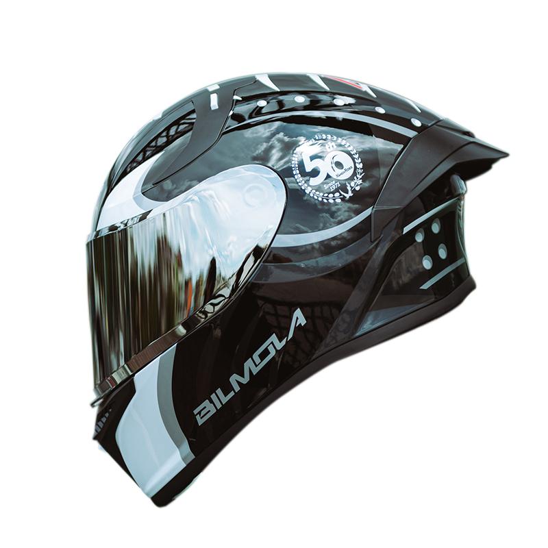 four seasons motorcycle racing helmets Full Face Helmet, Dual Visor Full Face Helmet, DOT Approved for Adult Unisex Youth, Moped Street Cycling Cruiser Scooter Moped Crash Helmet -A-Small(55-56) : Automotive lightweight design Factory Wholesale Price Four Season