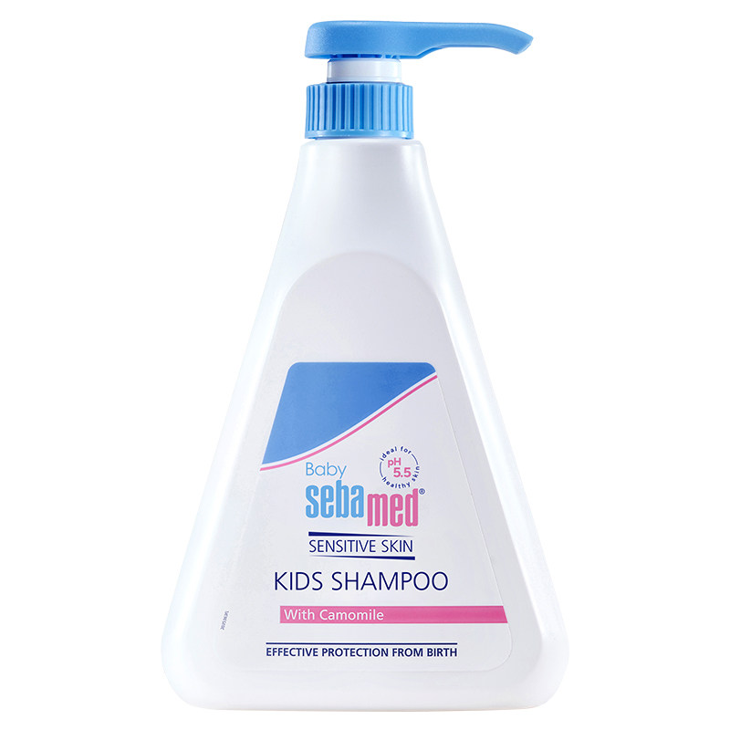 sebamed施巴儿童洗发水0-6到12岁婴幼儿宝宝男女孩洗头露500ml