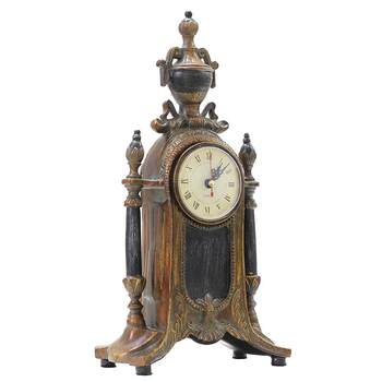 American retro ornament living room clock