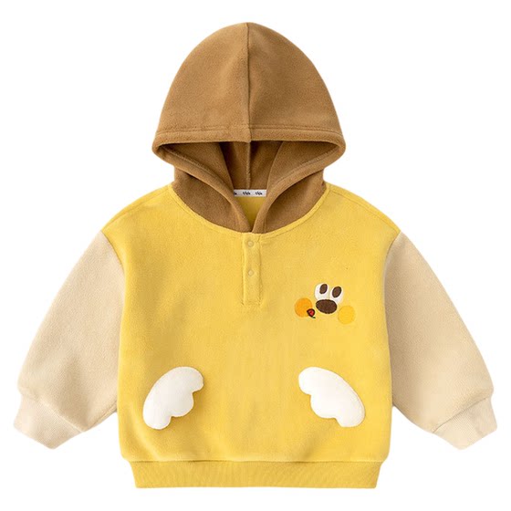 
[Antistatic] Children's hooded sweatshirt for autumn boys tops for new girls' clothes, beautiful baby children's clothing autumn style