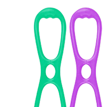 8-figure tensioner back trainer silicone elastic rope home shoulder and neck stretching belt arm fitness equipment exercise