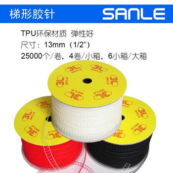 New label glue nailing machine 3l-80 waist label machine plastic stapler chuck nail label machine