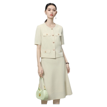 Xiangchunniao high-end professional suit womens summer new short-sleeved temperament commuting small fragrance style work clothes two-piece set