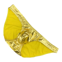 2024 new summer mens briefs breathable quick-drying glossy sexy fashionable mid-low waist elastic underwear