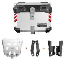 LOBOO Radish Motorcycle Tailbox Apply Gold City JC200T Willi Tajeet Retrofit Aluminum Alloy Tailboard Tailbox