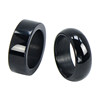 Natural Hetian jade black jade ring black jade ring