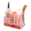 Chopstick basket storage rack wall-mounted drill-free drainage chopstick cage household Nordic chopsticks spoon knife rack storage box