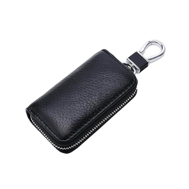 First layer cowhide car key bag protection case universal