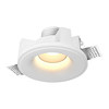 Villa gypsum lamp downlight spotlight embedded full-spectrum ring-free frameless mid-century style pre-embedded COB downlight
