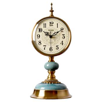 Living room luxury desktop american style home personalized clock