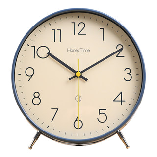 闹钟摆台式时钟座钟老人家用客厅静音台钟摆件桌面钟表摆放式摆钟