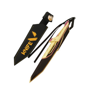 Valorant Merchandise: Dragon Blade Metal Model, Divine Punishment Knife Alloy Ornament, Claw Knife Prop for Cosplay