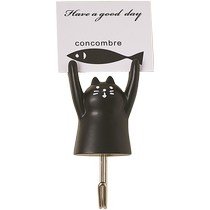 Holding sign small animal decoration hook no punching entrance key storage healing creativity and cuteness behind the door