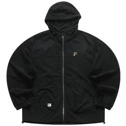 FILA FUSION Fila trendy brand woven jacket men's 2024 summer new fashion casual loose hooded top