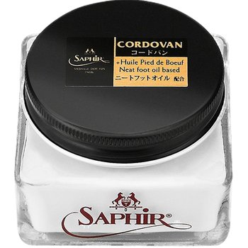 SAPHIR Alden cordovan ນ້ ຳ ມັນດູແລຫນັງ SAPHIR ຄວາມຊຸ່ມຊື້ນປະສົມສີມ້ານ້ ຳ ມັນເກີບເກີບ CORDOVAN