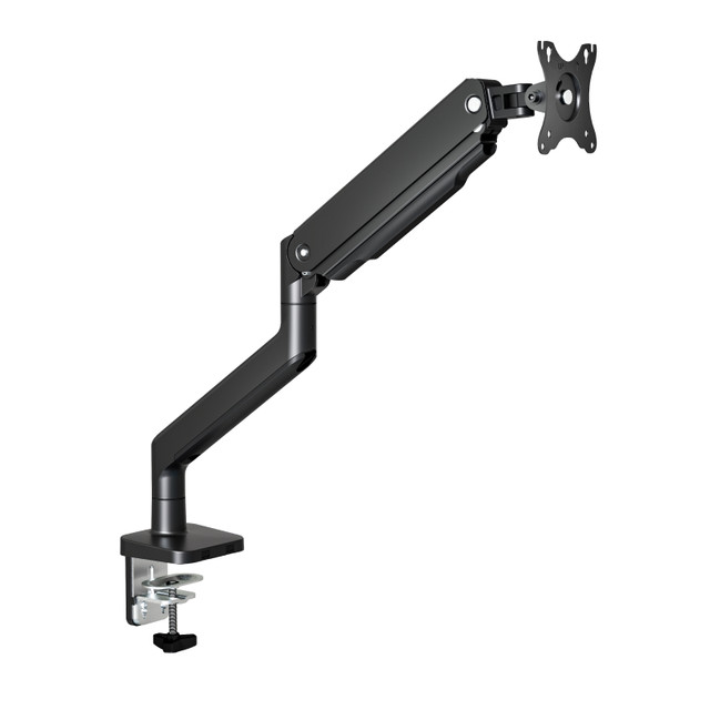 Northern Arc monitor stand can be raised and lowered