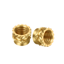 Metric copper nut M1 2*height 1 5 1 6 1 8 2*2 2 2 embedded nut hot melt injection molded copper insert
