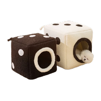 Hippie Dog House Cat House Closed Winter Warm Cat House Four Seasons Cat Mattress Subnet Red Pet