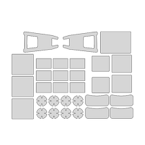 (Jian Naiqi Hardware Film) Suitable for LV Music Score Bag Sac Plat BB Hardware Protective Film Anti-metal Scratch High Definition Transparent Film LV Bag Hardware Film
