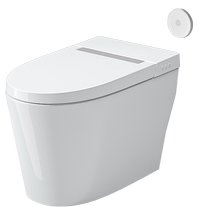 Langjing Smart Toilet Flush Tankless Smart All-in-One Siphon Sitting Toilet Mens Small Flush