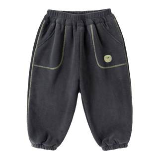 嘟嘟家宝宝裤子秋冬加绒儿童卫裤冬季男童长裤冬季女童保暖休闲裤