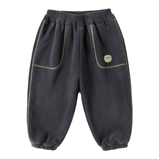 嘟嘟家宝宝裤子秋冬加绒儿童卫裤冬季男童长裤冬季女童保暖休闲裤