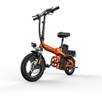 Luyuan 48v28a long-range driving folding electric vehicle TCR aluminum alloy frame transportation lightweight battery vehicle