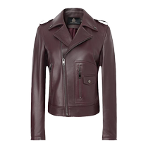 High-end 2024 Autumn New Genuine Leather Jacket Womens Short Haining Sheepskin Jacket Temperament Jacket Motorcycle Wear