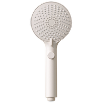 Huida pressurized shower head home bathroom shower pressurized handheld gun ash set shower head milky white shower