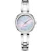 Citizen simple mother-of-pearl disc hollow steel band light kinetic energy women's watch birthday gift EM0631