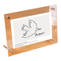 Acrylic show stand Pendulum Bench transparent plate Six inch photo frame Desktop small card Framed Picture Frame Mounted a4 Display Cards