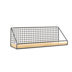 Dormitory Wall-Mounted Storage Rack, No-Drill Dorm Essentials, College Student Bed Wall Hanging Basket, Bedside Wall Storage Rack