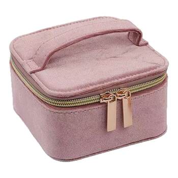 High-quality velvet travel accessories storage box