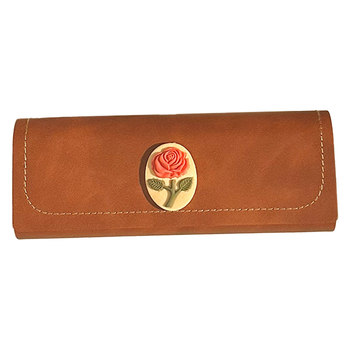 Retro rose glasses box for women's anti-fall and anti-pressure portable storage box for sunglasses sunglasses myopia glasses box