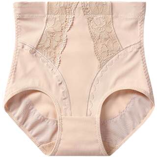 Mid-high waist thin summer ice silk hip lifting tummy control pants for women