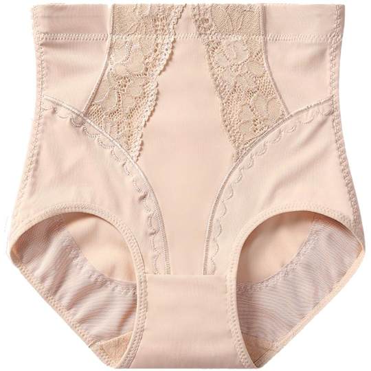 中高腰收腹内裤女士产后提臀收小肚子塑身神器纯棉裆冰丝夏季薄款