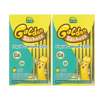 (Self-operated) dcal Diqiao Calcium Zinc Small Yellow Bar Liquid Calcium Zinc Infant and Young Children Supplement Zinc and Calcium Supplement 200ml*2 Box