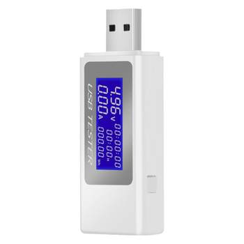Usb current voltage detection instrument mobile phone power bank battery capacity tester lcd display detection table
