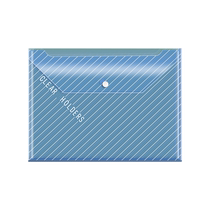 Kaba Bear transparent snap-button A4 file bag plastic waterproof test paper folder button bag large capacity childrens thickened office supplies moisture-proof examination storage archives middle and high school wholesale 3114