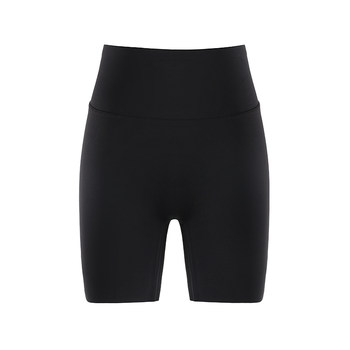 Qingheluwei summer ສູງ elastic zipper ເບິ່ງບໍ່ເຫັນ pants ສາມໄຕມາດ