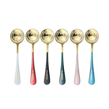Stainless steel starbucks spoon dingdang cat home internet celebrity boutique spoon creative ins korean style small spoon cute goddess spoon