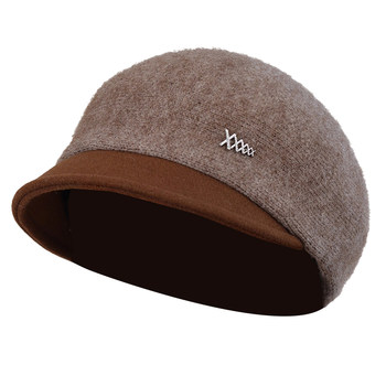 New hat women's winter warm peaked cap knitted hat
