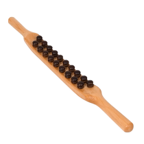 German imported logs 3 rows of 25 beads rolling stick massage scraping stick open back beauty salon a universal tendon stick