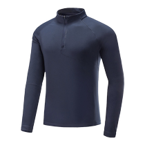Camel Sports T-shirt Womens Long Sleeve 2024 Autumn Fleece Warm Yoga Wear Stand Collar Plus Velvet Running Top for Men